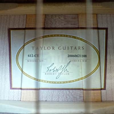 Taylor 612 CE - Custom Purple (Rare!) image 4