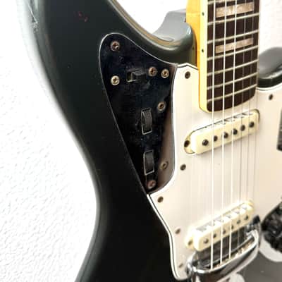 Fender Jaguar 1966 - Charcoal Frost Metallic w/ Matching Headstock image 13