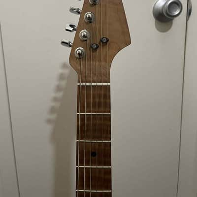 Warmoth Stratocaster - Black to Clear Burst image 8