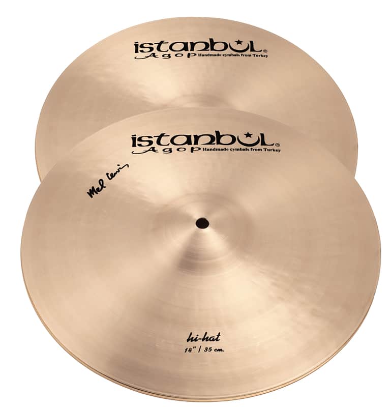 Istanbul 14" Agop Mel Lewis Signature Hi-Hat Cymbals IML14 image 1