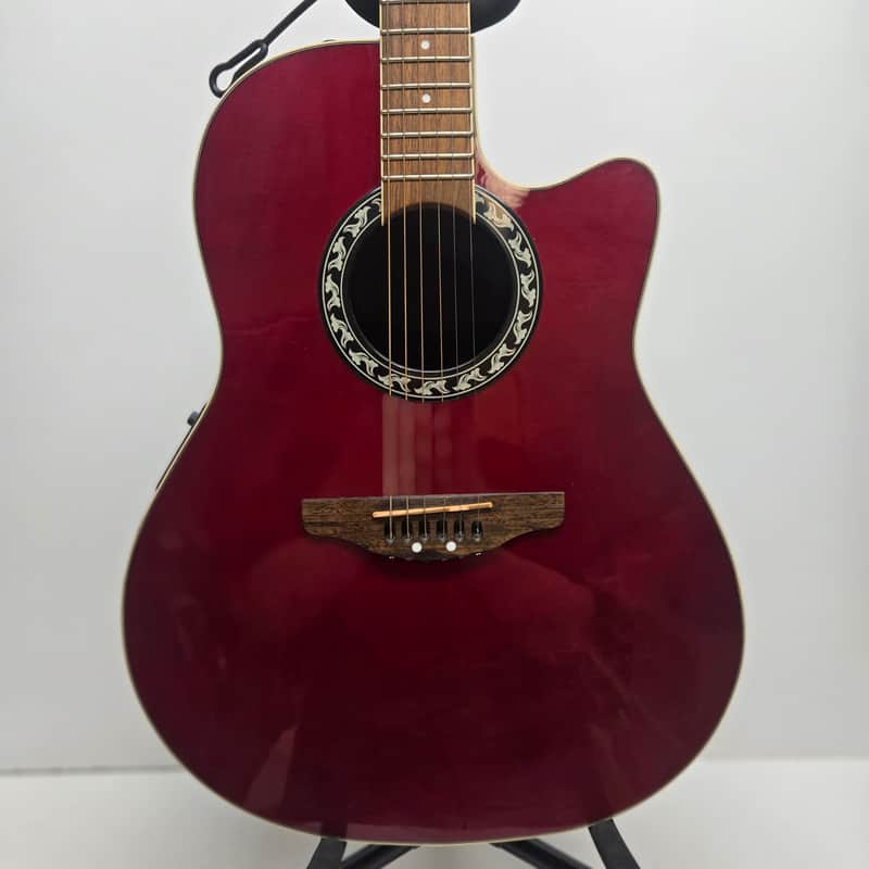 Ovasion Applause 6-Strings Electro-acoustic Guitar (China) 2010's - Red image 1