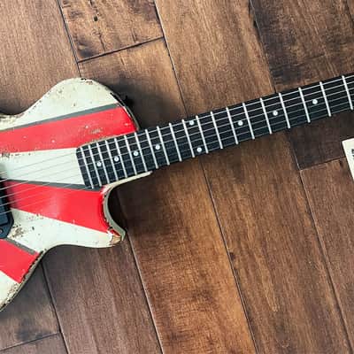 Rock N Roll Relics Thunders SC Electric Guitar Custom Rising Sun 221333 image 4