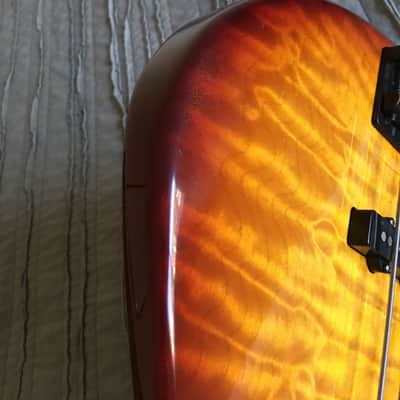 Sadowsky NYC 21 Fret Left Handed 2001 Quilted Maple Tobacco Burst image 17