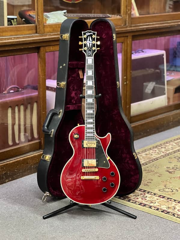 2010 Gibson Custom Les Paul Custom - Translucent Red image 1