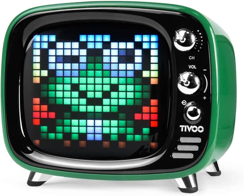 Retro Bluetooth Speaker - Pixel Art DIY Box, RGB Programmable 16X16 LED image 1