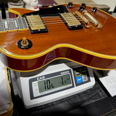 Gibson Les Paul Custom R7 '57 Reissue 2003 - stunning 23 year old Faded Cherry Red All Mahogany by the Custom Shop. image 15