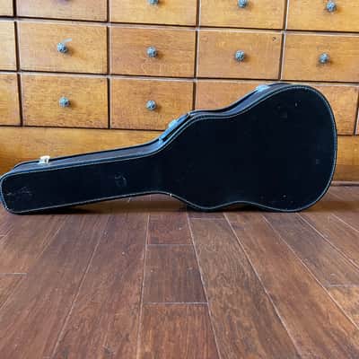 Vintage Gibson Chip Board Case Black with Red Interior image 6