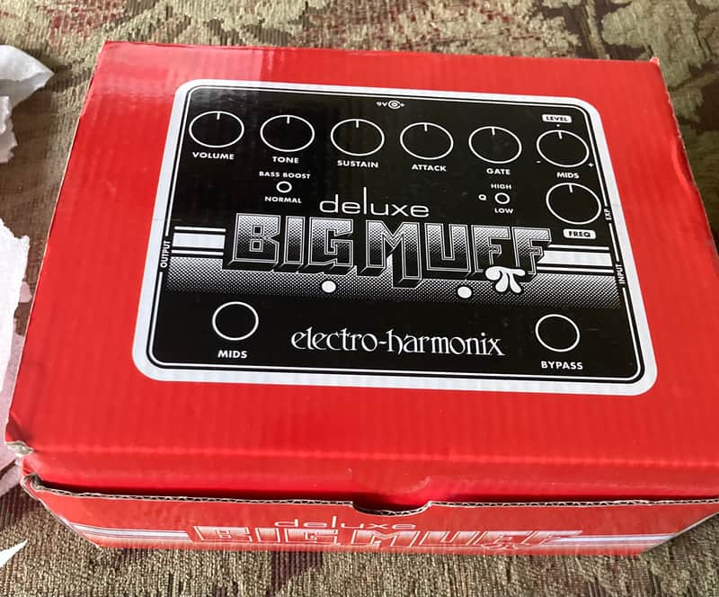 Electro-Harmonix Deluxe Big Muff Pi Distortion / Sustainer 2014 - Present - Black / Red image 1