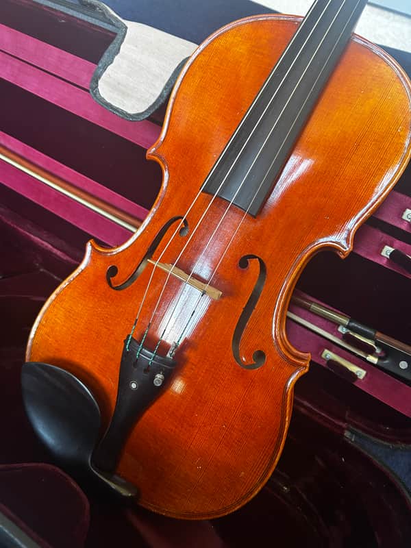Gustav August Ficker Stradivarius Model 16" Viola Beautiful with brand new case image 1