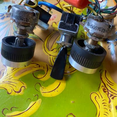 Teisco Pickups with Pots, Jack, Switches, Wiring image 5