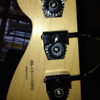 Fender AMERICAN DELUXE JAZZ BASS MN B 2011 - Gloss Black image 3