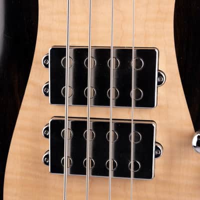 Pre-Owned 2016 Warwick Custom Shop Masterbuilt Corvette $$ Bass Flamed Maple & Bubinga With Gig Bag image 4