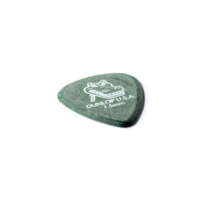 Dunlop 417P Gator Grip Green 1.5mm (12-Pack) - Set of Picks image 2