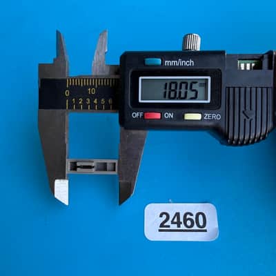 CASIO MT-100 Vintage Keyboard Part: Gray Equalizer Slider Cover Cap [2PCS] image 5