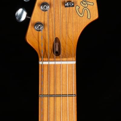 Squier 40th Anniversary Stratocaster Vintage Edition Maple Fingerboard Satin Sonic Blue (624) image 5