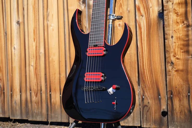 DIAMOND SERIES Sunset-7 Red Dawn Gloss Black 7-String (New for  2025) image 1
