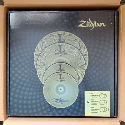 ✨ As-New Zildjian LV348 L80 Low Volume Cymbal Set (13/14/18") Buffed Bronze image 7