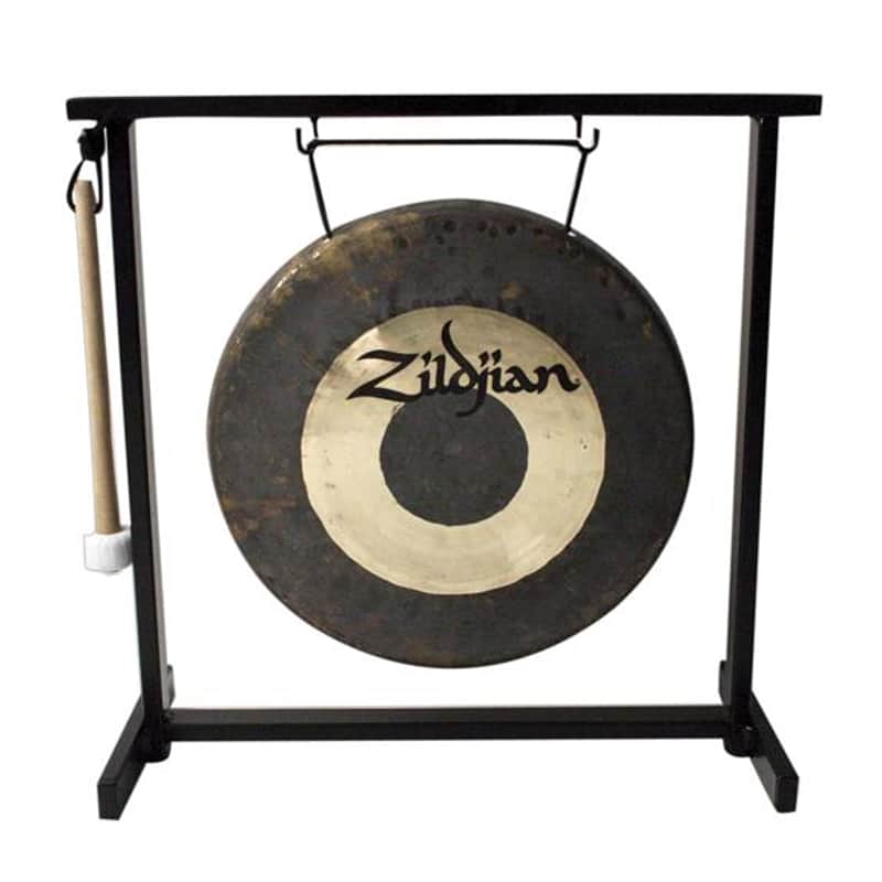 Zildjian 12" Traditional Gong with Stand Set image 1