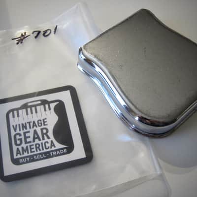 Fender Telecaster Bridge Cover Pre CBS Authentic Vintage Part Circa 1959-1964 Chrome image 3