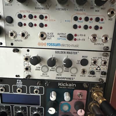 Endorphin.es Golden Master 1U Eurorack Synth Module 2021 - Present - Silver image 1
