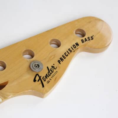 1978 Vintage Fender Precision Bass NECK MINTY Maple Fretboard Super CLEAN 1970's PBass image 5