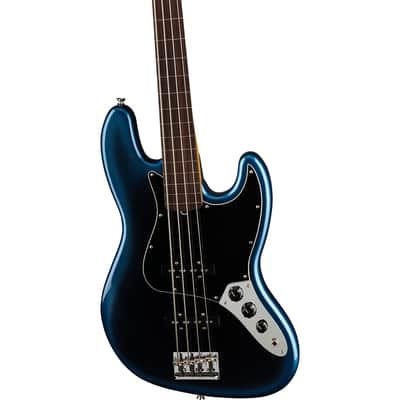 Fender American Professional II Fretless Jazz Bass, Rosewood Fingerboard, Dark Night Finish - Used image 4