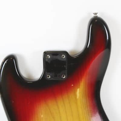 1973 Vintage Fender Jazz Bass Alder Sunburst BODY 1970s USA image 5