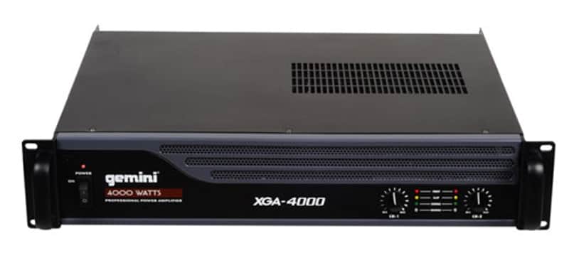 Gemini XGA4000 4000 Watt Professional Power Amplifier image 1