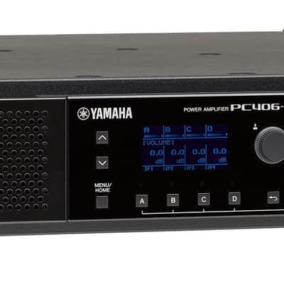 Yamaha PC406-DI 600 watt Power Amplifier Euroblock connectors and Built in DSP image 2