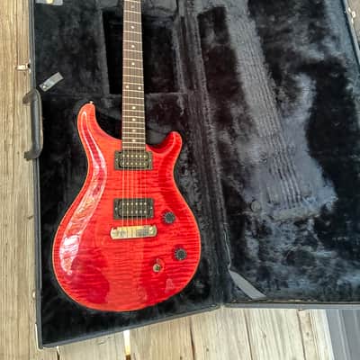 PRS McCarty 1999 - Scarlet Red raspberry flame top electric guitar with case image 23