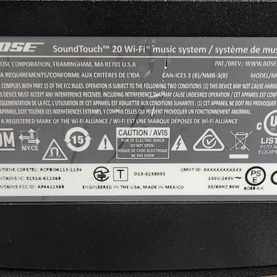 Bose Bose SoundTouch 20 is a compact wireless speaker 2015 - Black imagen 5