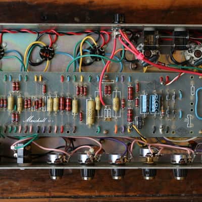 1976 Marshall Super Lead 100 MKII 2-Channel 100-Watt 6550 Head (w/ Master Volume Mod) image 19
