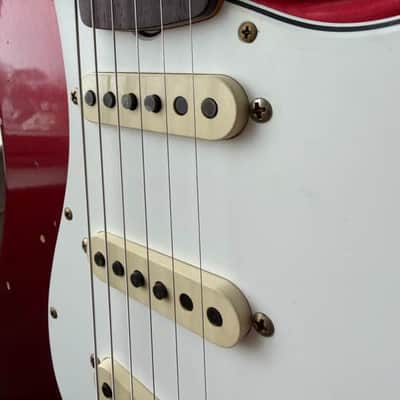 2026 Fender Custom Shop Stratocaster Pro W25 Relic - Candy Apple Red image 4