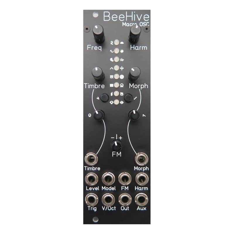 Michigan Synth Works Beehive Eurorack Macro-Oscillator Module - Plaits (Black) image 1