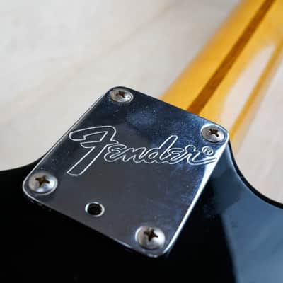 Fender American Standard Stratocaster 50th Anniversary 1996 Black USA w/ Hard Case image 15