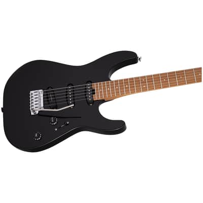 Charvel DK22 SSS 2PT CM Electric Guitar, Gloss Black image 4