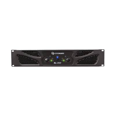 Crown XLi 2500 Stereo 750 Watt Amp 4 Ohms 2U Rack Stereo Power Amplifier image 1