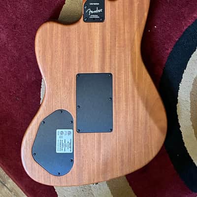 Fender American Acoustasonic Jazzmaster, Ocean Turquoise image 7