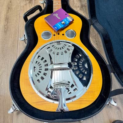 Epiphone Dobro Hound Dog Deluxe Roundneck 2009 - Present - Vintage Brown image 10