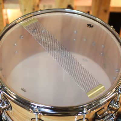 DW 6.5x14 Collector's Pure Oak HVLT Natural Lacquer Snare Drum - SO#1424770 image 5