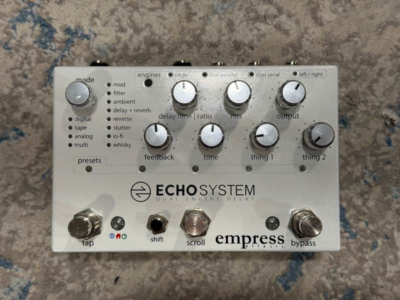 Empress Echosystem Dual Engine Delay 2010s - White image 1