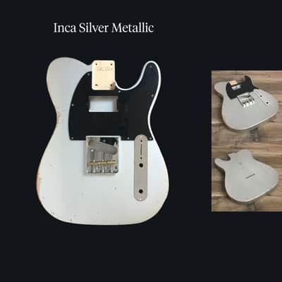 Made to Order - FRANCHIN Mars guitar body Relic Aged 100% Nitro Lacquer (Butterscotch/ Sunburst/ Black/ White/ Blue/ Green/ Yellow/ Red/ Pink/ Burgundy/ Purple/ Gold/ Silver, etc.) Basswood Poplar Telecaster-Tele-T-Style Made in Italy image 25