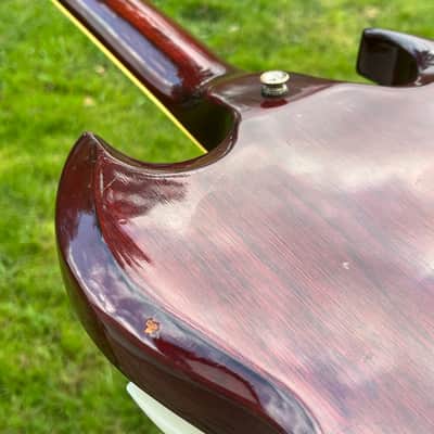RARE 1974 Greco SG-600 (Angus Young AC/DC Inspired) … Maxon U-1000 PAF REPLICA + Batwing Pickguard + Vibrola ... Made in Japan Lawsuit Era + GIGBAG image 9