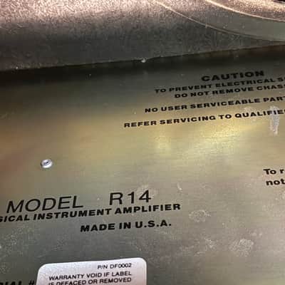 vintage Rickenbacker R-14 Guitar Amp image 8