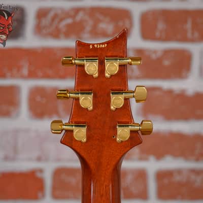 PRS 20th Anniversary Custom 22 Flame Maple Top Violin Amber Sunburst 2005 w/ OHSC image 10