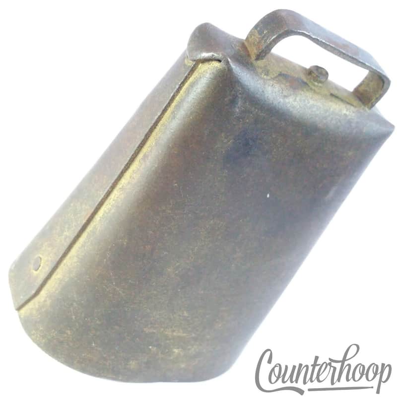 American Cowbell 8"x3.5x5 Vintage 50s Steel Latin Percussion Drum Set Accessory image 1