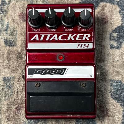 DOD FX54 Attacker Vintage Compression / Distortion Guitar Effect Pedal! image 1