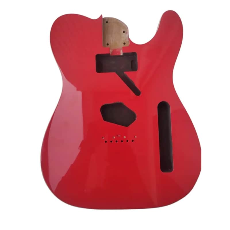 Red Alder Telecaster Tele Style Guitar Body image 1