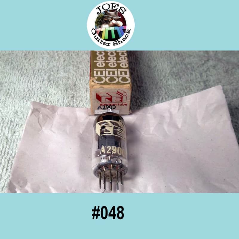 1-60's CEI A2900 12AT7 CV4024 Holy Grail Sound with Round Getter Grey Plate Strong Amp Amplifier Tube Brand New in Box 0-Miles! #048 image 1