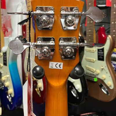Fender FA-450CE 4-String Maple / Mahogany Acoustic Bass with Laurel Fretboard 3-Tone Sunburst image 7